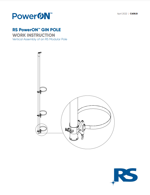 RS PowerOn GIN Poles - Work Instructions - Preview